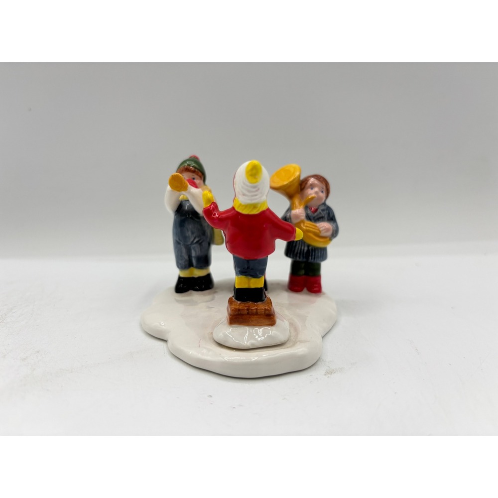 Department 56 1987 Vintage Original Snow Village Children in Band 5104-7 Retired